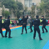 永定区:特警“硬核” 平安进校园,带来满满安全感