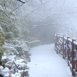 张家界七星山雪后美成童话 元旦可赴冰雪之约