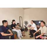 张家界市看望慰问“张家界好人”肖波家属