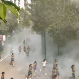 以练筑防!湖南旅游技师学院近千名师生参与消防应急演练