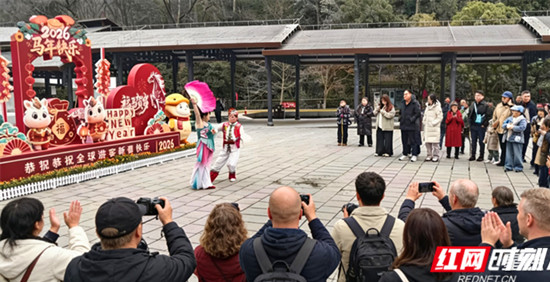 春节游张家界|土家花灯舞新春 民族文化进景区——张家界国家森林公园门票站大年初一上演民俗盛宴