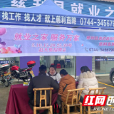 慈利县岩泊渡镇：千岗集结赶大集 就业服务暖民心