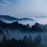 雾漫三千峰 水墨张家界