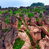 张家界永定区：云上花石林