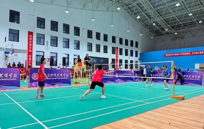 羽乒逐梦 少年启航 张家界市首届中小学生羽毛球乒乓球比赛开幕