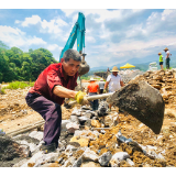 劳动者之歌｜临武县“五一”期间惠民水利工程建设不“打烊”