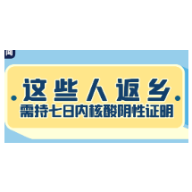 核酸检测如何预约？持阴性证明返乡还需隔离吗？一组图看懂→