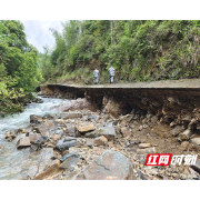 汝城经济开发区：情系驻点村灾情  风雨同舟渡难关