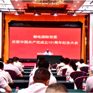 汲取奋进力量 郴电国际举行庆祝中国共产党成立101周年系列活动