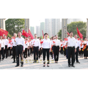 快闪|郴州《歌唱祖国》唱响爱莲湖公园