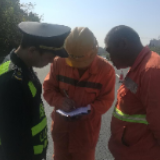 长潭路产大队主动作为强监管  同查共管保畅安
