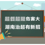 动画视频 | 超载超限危害大 湖南治超有新招