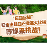 海报｜“应知尽知” 安全法规知识竞赛大比拼等你来挑战