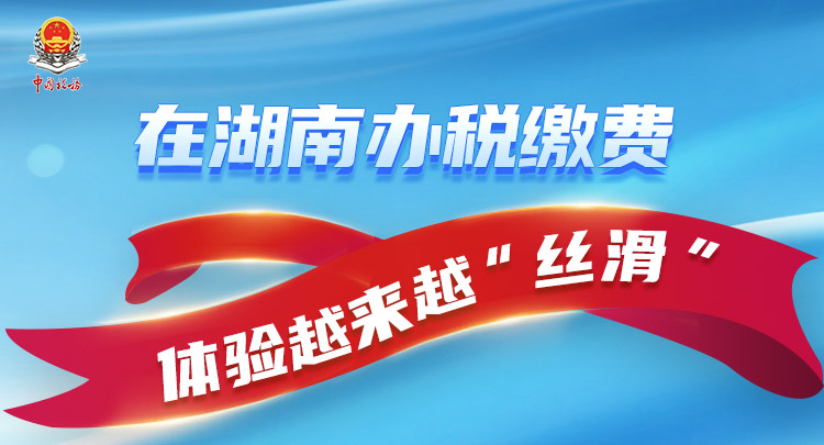 在湖南办税缴费 体验越来越“丝滑”| 长图}