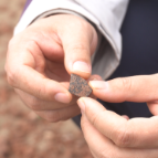 湖南沅江畔时隔50年再现恐龙蛋化石