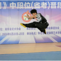 湖南省中国武术段位制中段位怀化站晋段考试落幕