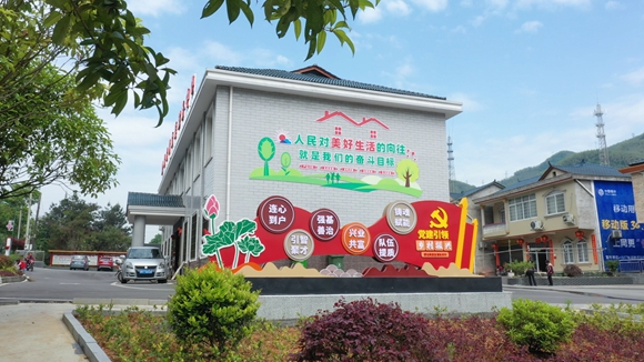 洪江区横岩乡鸬鹚村突出党建引领建设农村人居环境整治宣传阵地.jpg