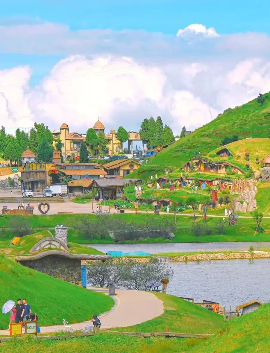 去仰天湖大草原看绿草、赏杜鹃