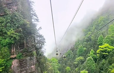 雨后杨家界，峰墙云海醉游人