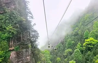 雨后杨家界，峰墙云海醉游人