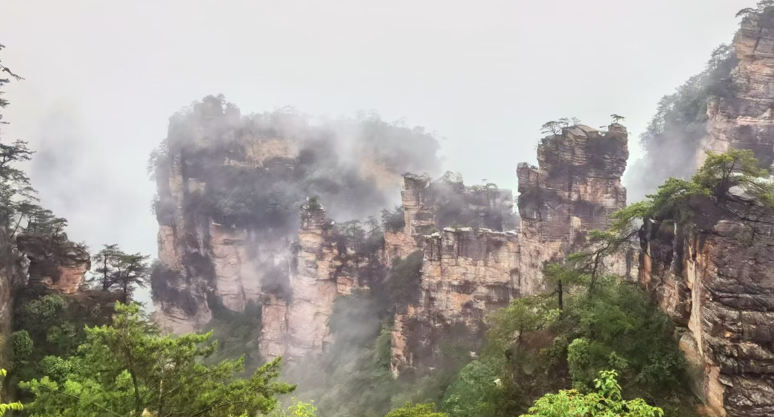 雨后张家界国家森林公园：泼墨山水入画来
