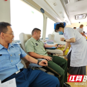 张家界市退役军人事务局：退役军人无偿献血 为社会公益添力