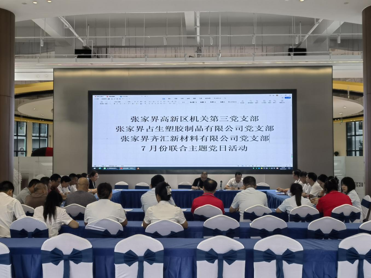 张家界高新区机关三支部联合企业开展主题党日活动