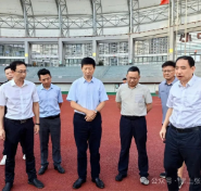 保安全有序 促体育旅游发展 王洪斌现场调研“湘超”足球赛事筹备情况