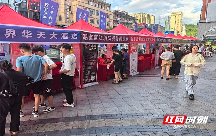 张家界市举办民营企业招聘会 助力稳就业保民生