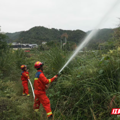 永定区罗塔坪乡：以练为战，筑牢森林防火安全屏障