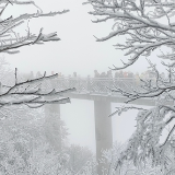 张家界天门山：元旦假期三万余名游客共赏冰雪盛景