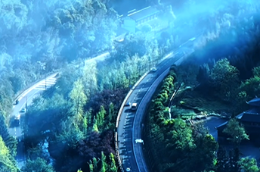 百丈峡的路