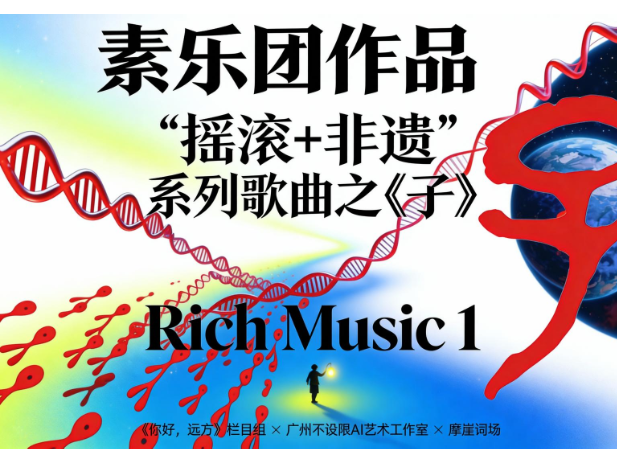摇滚+非遗+AI，素乐团《子》MV广东首播