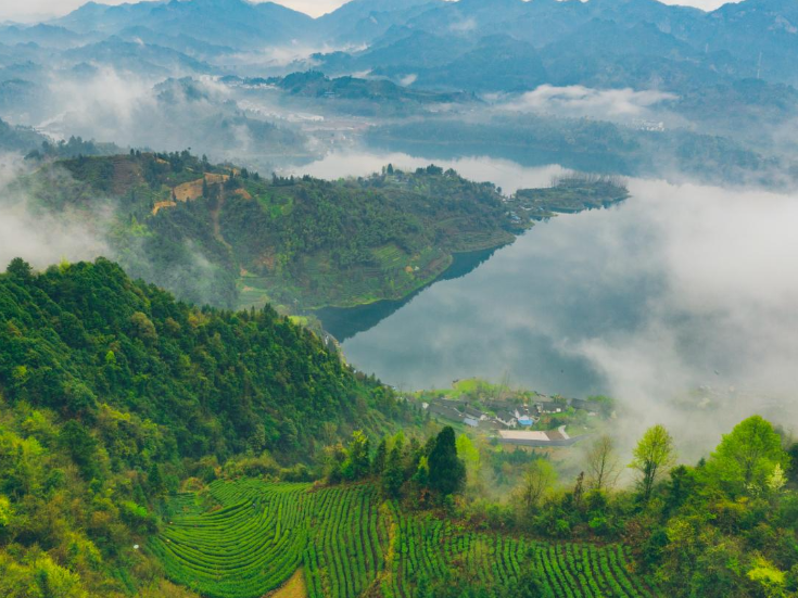 大美栖凤,追风逐梦!4月19日,茶乡古丈邀您“湖跑”一回