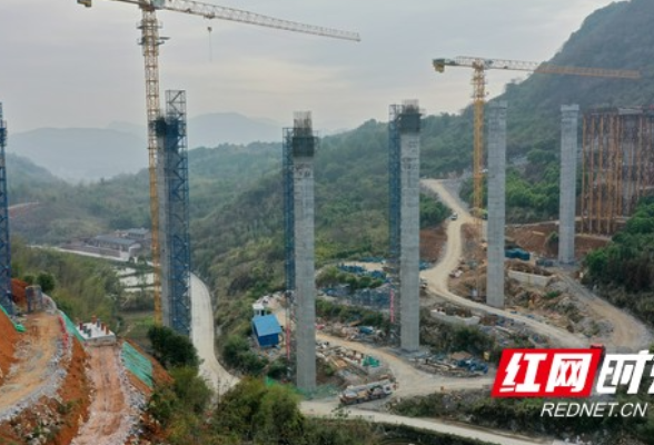 莽山水库灌区骨干工程建设正酣