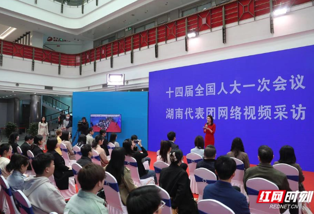 聚焦“高质量发展” 湖南代表团举行首场网络视频采访