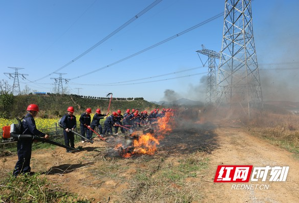 湖南2024年输电线路森林草原火灾应急演练在常德举行