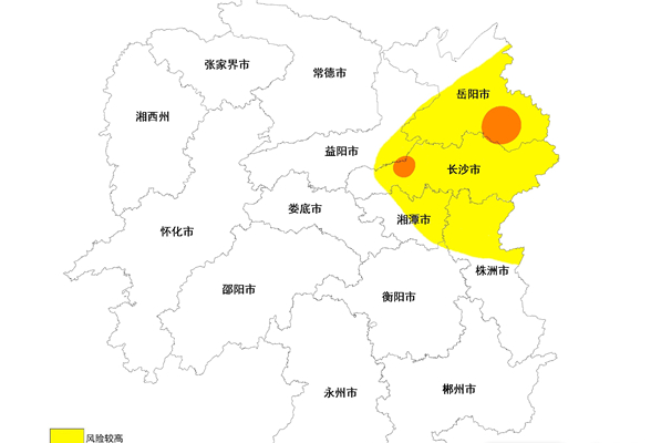 湖南暴雨将至 岳阳长沙农作物淹涝风险高