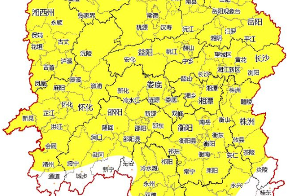 所有市州超35℃ 湖南发布高温黄色预警