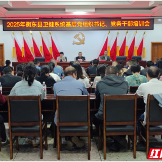 衡东县卫健系统举办2025年度基层党组织书记、党务干部专题培训