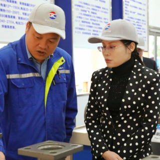 雁峰区主要领导现场调研输变电装备产业链发展情况