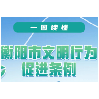 一图读懂《衡阳市文明行为促进条例》