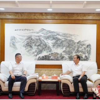 朱健会见华为公司湖南总经理詹德生一行