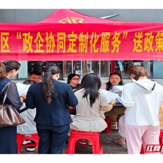 蒸湘区: “政企协同”打通惠企惠民“最后一公里”