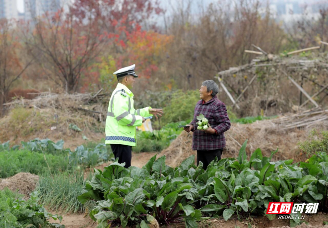 衡阳县交警：田间地头话安全，平安集市“礼”先行