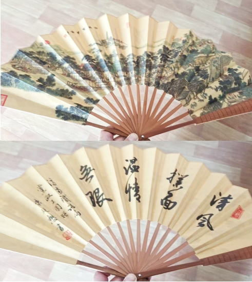会说话的铁路老物件㊶｜寓意深远的两把仿古折扇