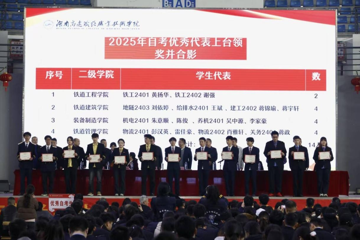 湖南高铁职院自考新生开班