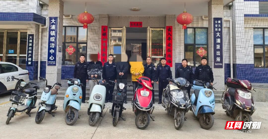 破案21起！衡东警方跨区域打掉一电动车盗窃团伙