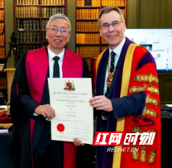 南华大学校友获颁“英格兰皇家外科学院荣誉院士”