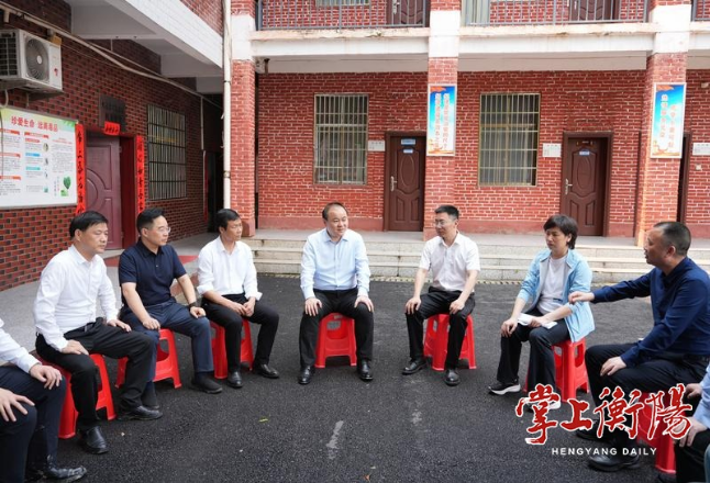 “四下基层”丨朱健赴常宁市罗桥镇、烟洲镇调研